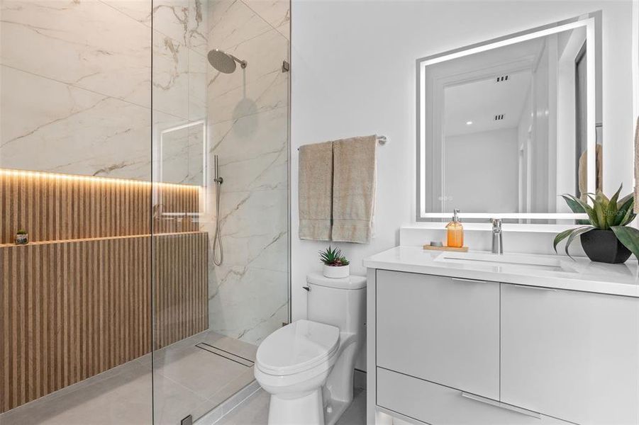 Furnished interior view inside a new home in , Sarasota (Image 18). Furnished interior view inside a new home in , Sarasota (Image 18).