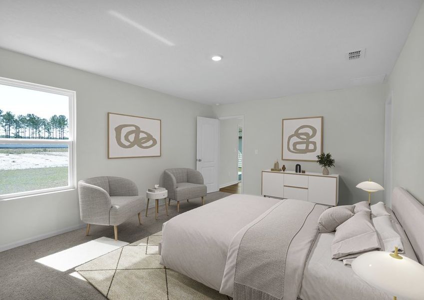 Relax in the master bedroom after a long day at work Relax in the master bedroom after a long day at work