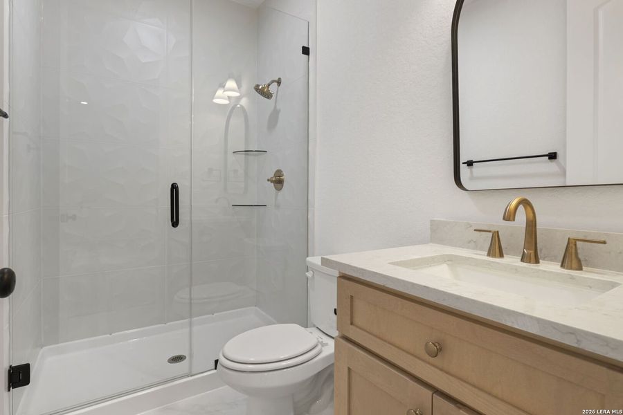 Furnished interior view inside a new home in , Boerne (Image 13).