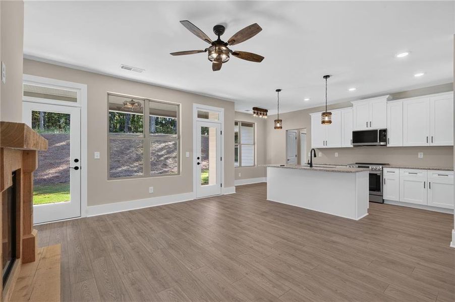 Spacious, unfurnished interior of a new home in , Dawsonville (Image 36).