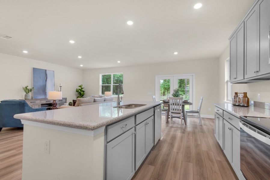Representative furnished interior of a home built from the Crystal by Holiday Builders in Yellow River Ranch, Milton (Image 6).