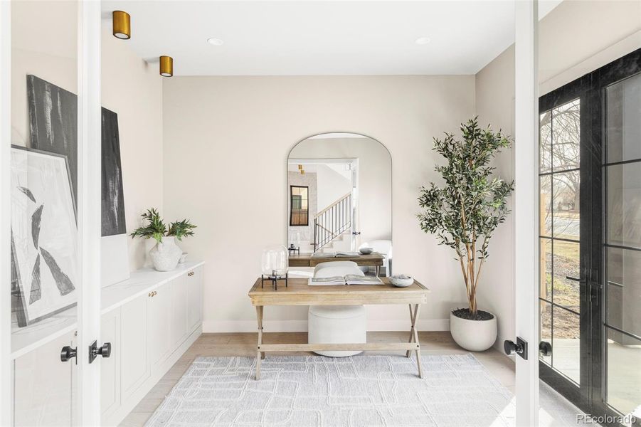 Furnished interior view inside a new home in , Denver (Image 39). Furnished interior view inside a new home in , Denver (Image 39).