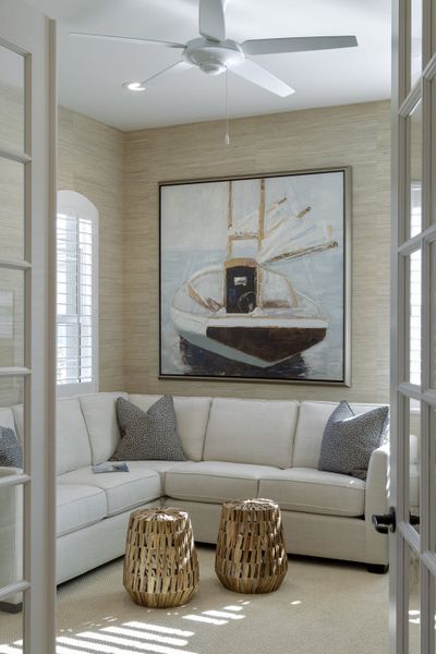 Furnished interior view inside a new home in Boca Royale Golf & Country Club at Wellen Park, Englewood (Image 16).