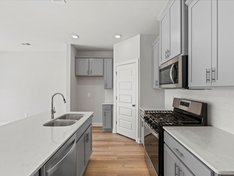 Furnished interior view inside a new home in Valentine Townes, Greer (Image 7).