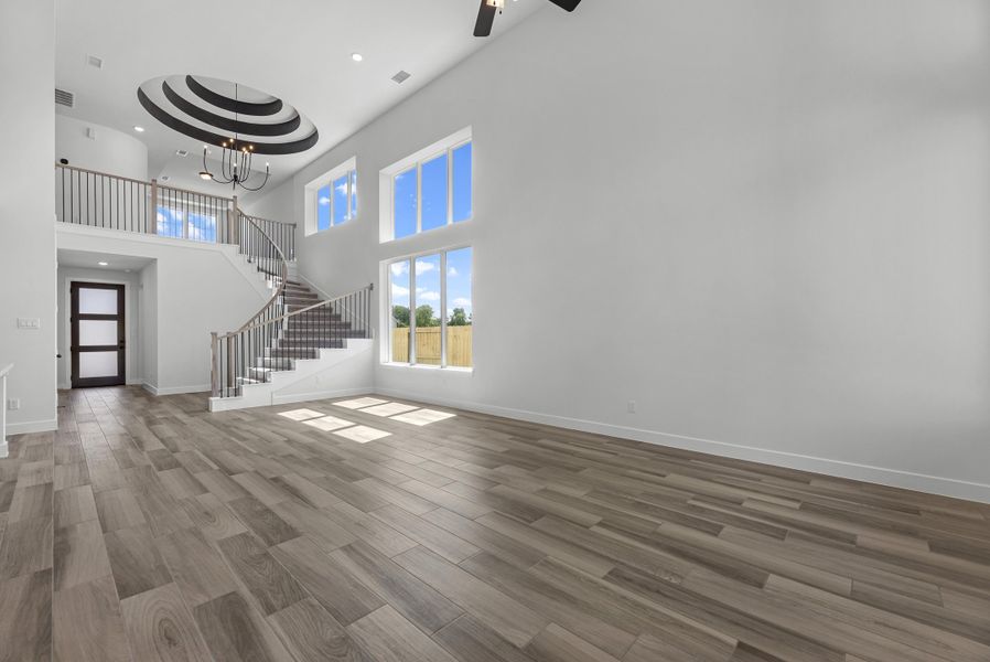 Spacious, unfurnished interior of a new home in Sienna, Missouri City (Image 13). Spacious, unfurnished interior of a new home in Sienna, Missouri City (Image 13).