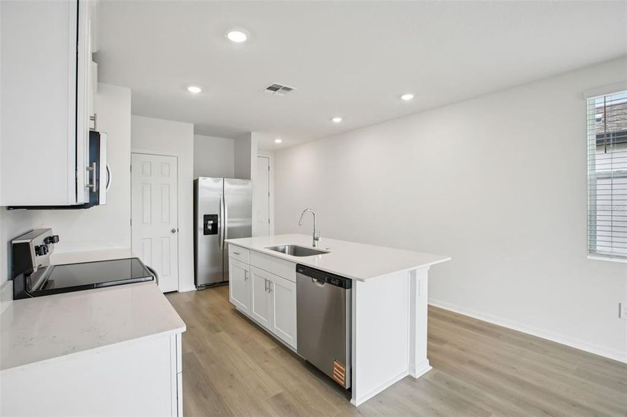 Furnished interior view inside a new home in Villamar - Classic Series, Winter Haven (Image 7).