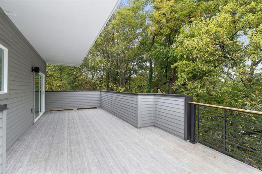 Exterior details and patio area of a home in , Atlanta (Image 4).