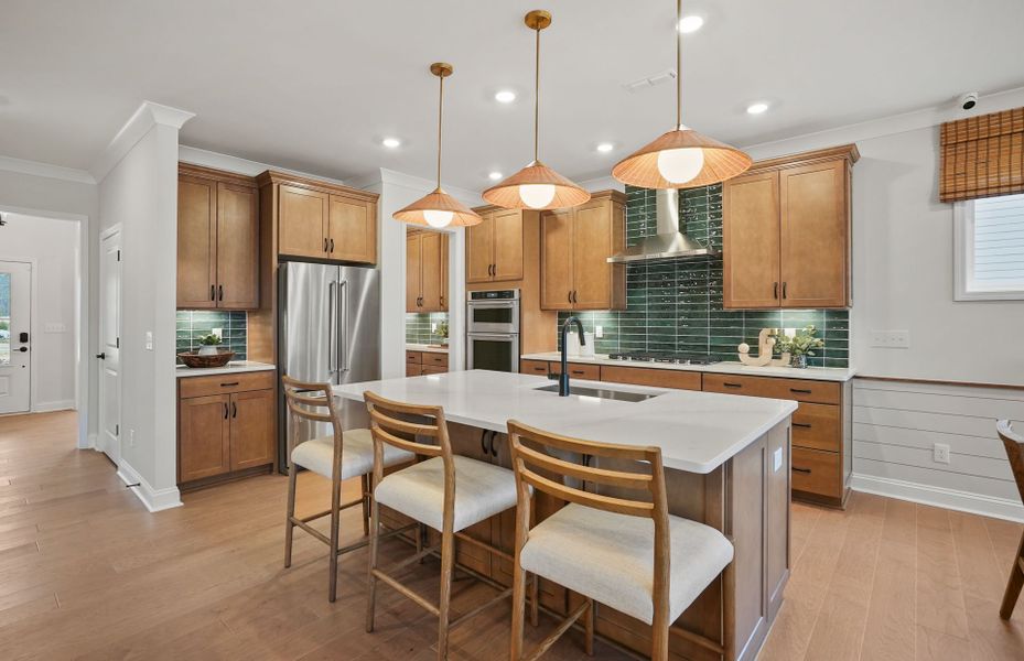 Furnished interior view inside a new home in Elmbrook, Indian Trail (Image 38).