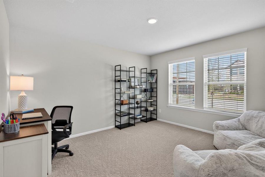Furnished interior view inside a new home in Sagebrook, Denton (Image 34).