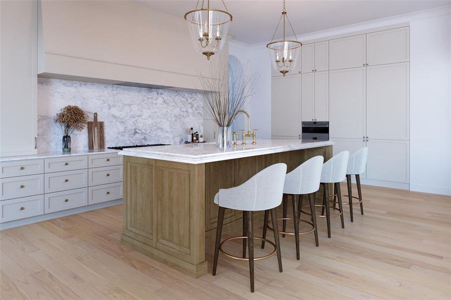 Furnished interior view inside a new home in , Dallas (Image 8).