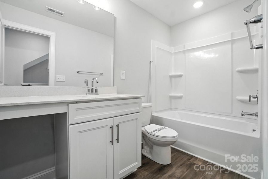 Furnished interior view inside a new home in Hampton Woods, Charlotte (Image 13).