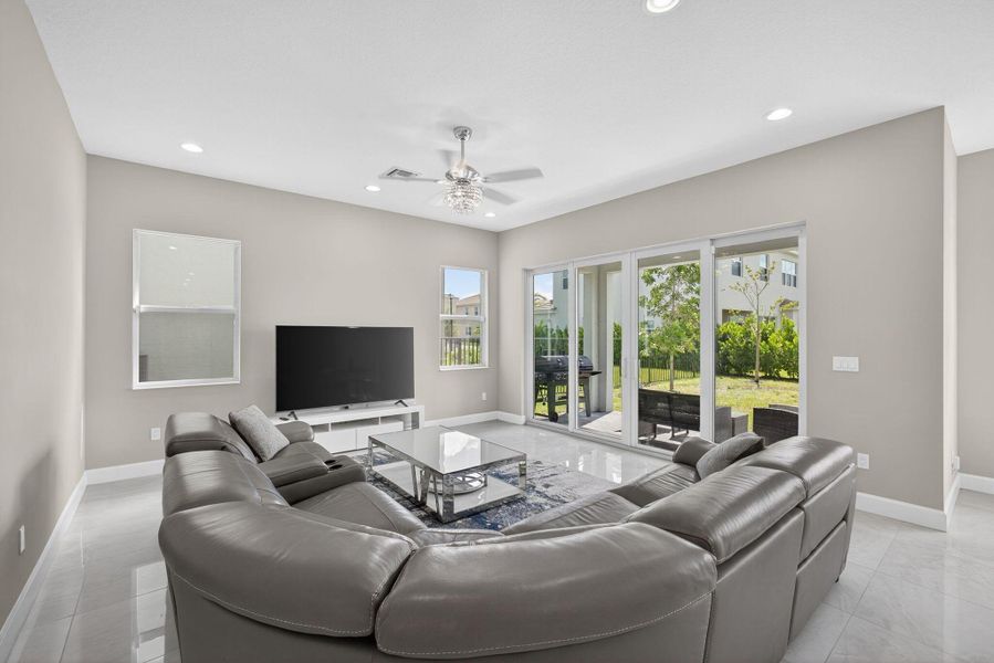 Furnished interior view inside a new home in , The Acreage (Image 53).