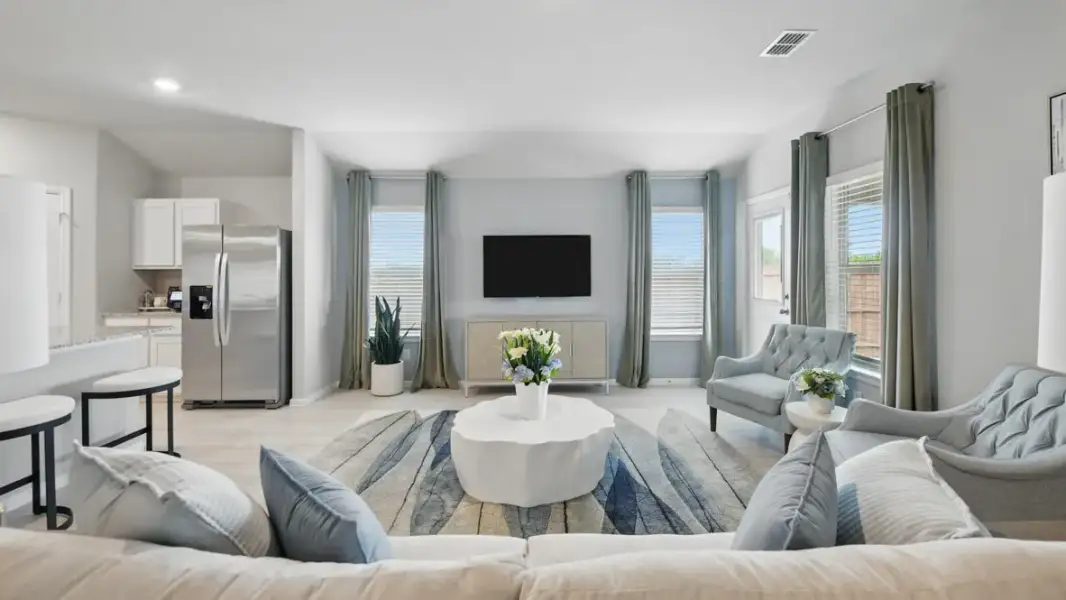 Furnished interior view inside a new home in Valley Brook, Fort Worth (Image 15).