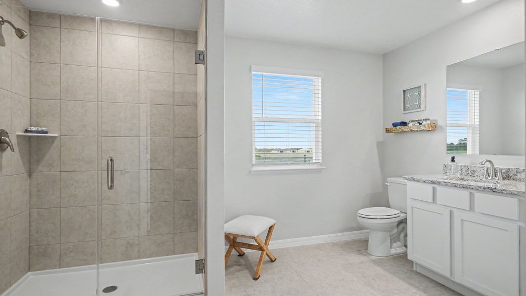 Furnished interior view inside a new home in Malabar Springs, Palm Bay (Image 33).