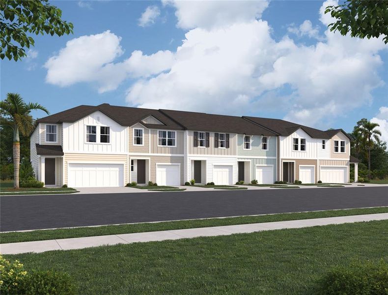 Front exterior of a home in the Montague Chase community, located in Tampa, FL (Image 9).