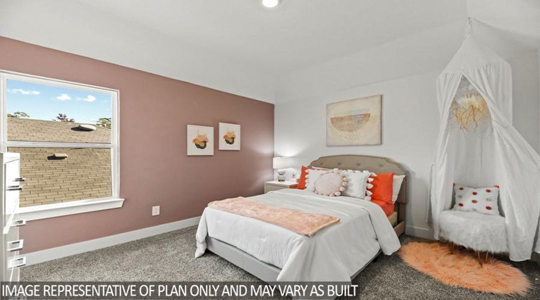 Furnished interior view inside a new home in Silverthorne, Conroe (Image 21).