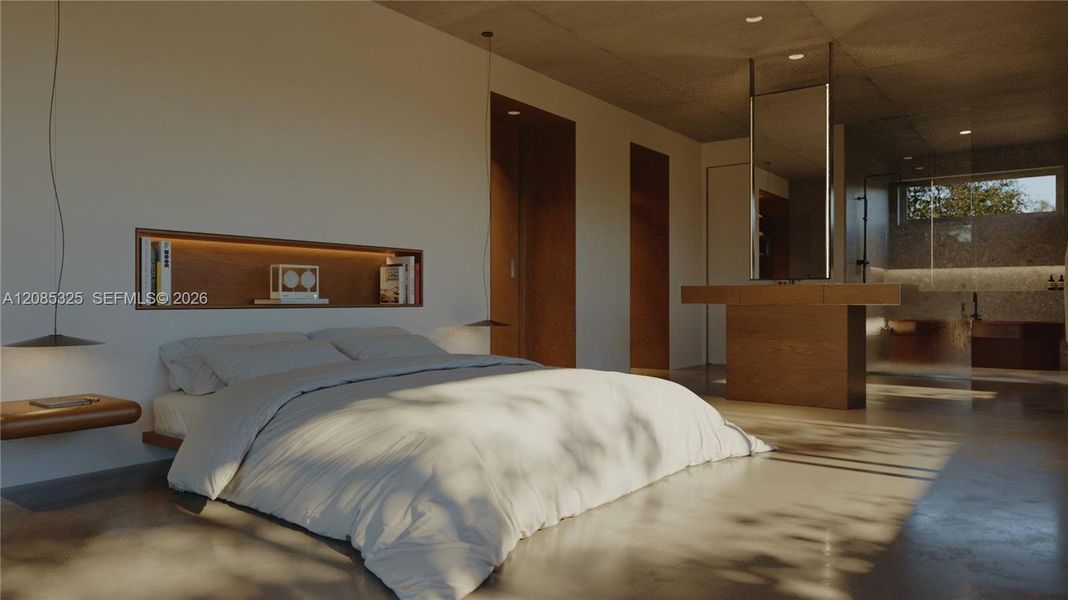 Furnished interior view inside a new home in , Fort Lauderdale (Image 5).