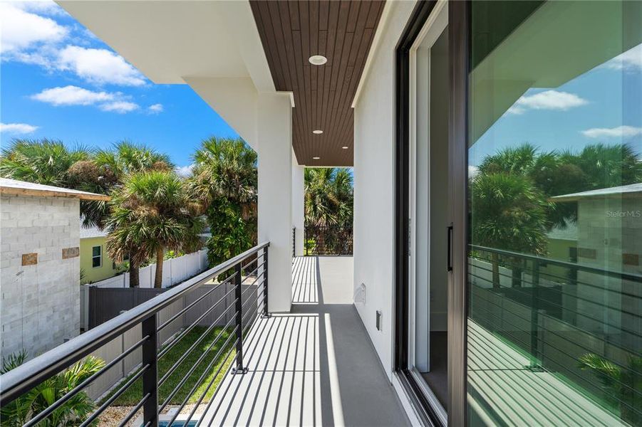 Exterior details and patio area of a home in , New Smyrna Beach (Image 55).