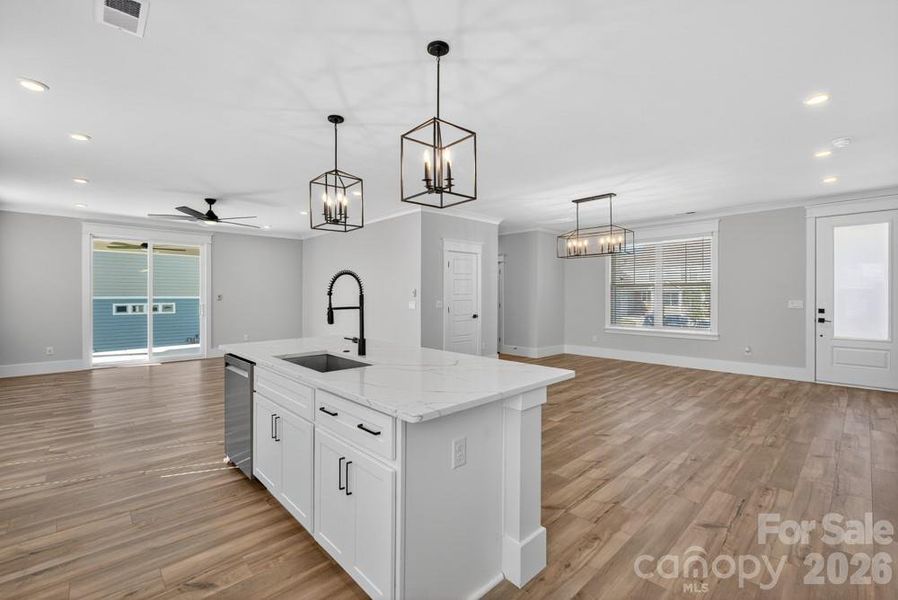 Furnished interior view inside a new home in Stoneridge Hills, Rock Hill (Image 10).