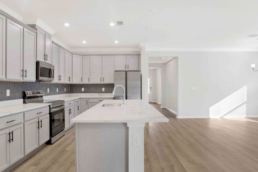 Representative furnished interior of a home built from the Miramar by Maronda Homes in Bellview Pointe, Bellview (Image 3). Representative furnished interior of a home built from the Miramar by Maronda Homes in Bellview Pointe, Bellview (Image 3).