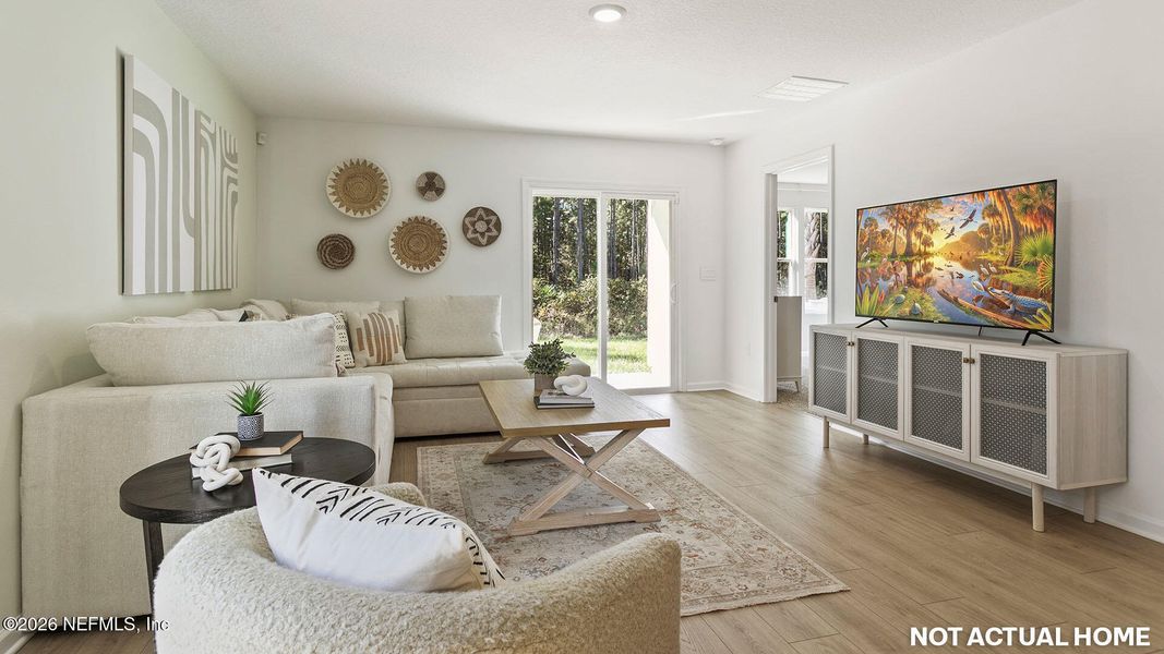 Furnished interior view inside a new home in Rookery, Green Cove Springs (Image 23).