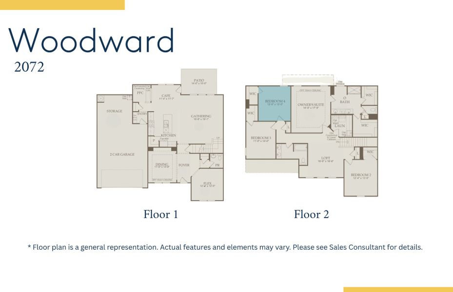 2D floor plan layout of this home in Forestwood, Longs, SC (Image 3).