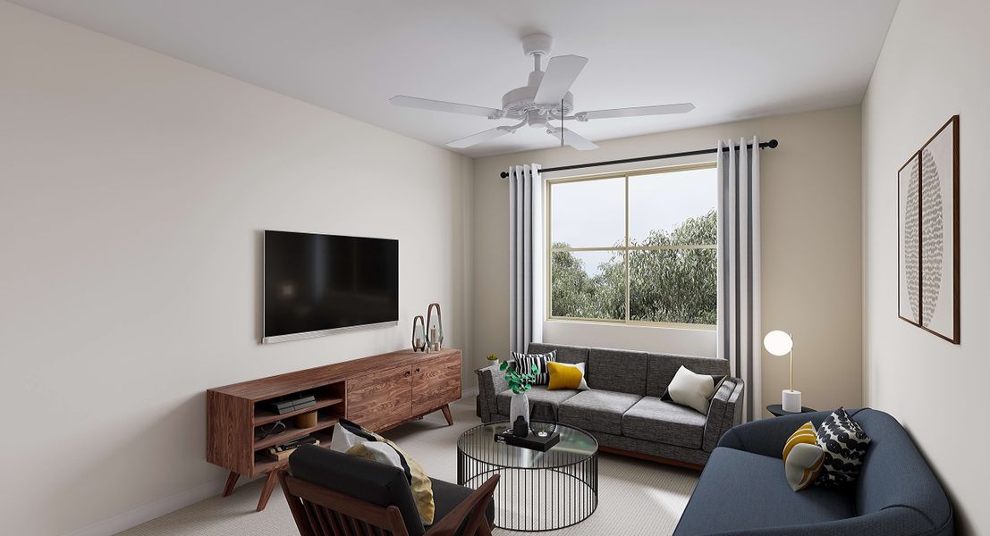 Representative furnished interior of a home built from the Sabino Plan 4506 by Tri Pointe Homes in Waterston Central, Gilbert (Image 22). Representative furnished interior of a home built from the Sabino Plan 4506 by Tri Pointe Homes in Waterston Central, Gilbert (Image 22).