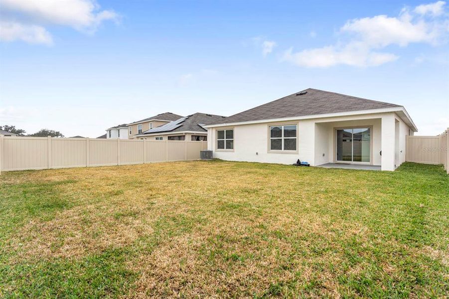 Exterior details and patio area of a home in Farm at Varrea, Plant City (Image 33). Exterior details and patio area of a home in Farm at Varrea, Plant City (Image 33).