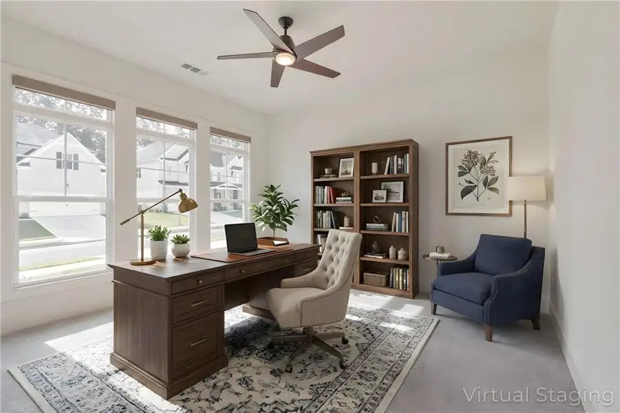 Furnished interior view inside a new home in , Woodstock (Image 10).
