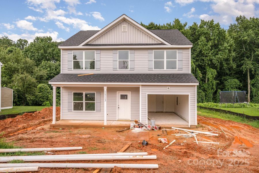 Front exterior of a new home in , Charlotte, NC, highlighting curb appeal (Image 8). Front exterior of a new home in , Charlotte, NC, highlighting curb appeal (Image 8).
