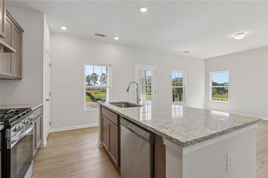 Furnished interior view inside a new home in Magnolia Trace, Flowery Branch (Image 7).