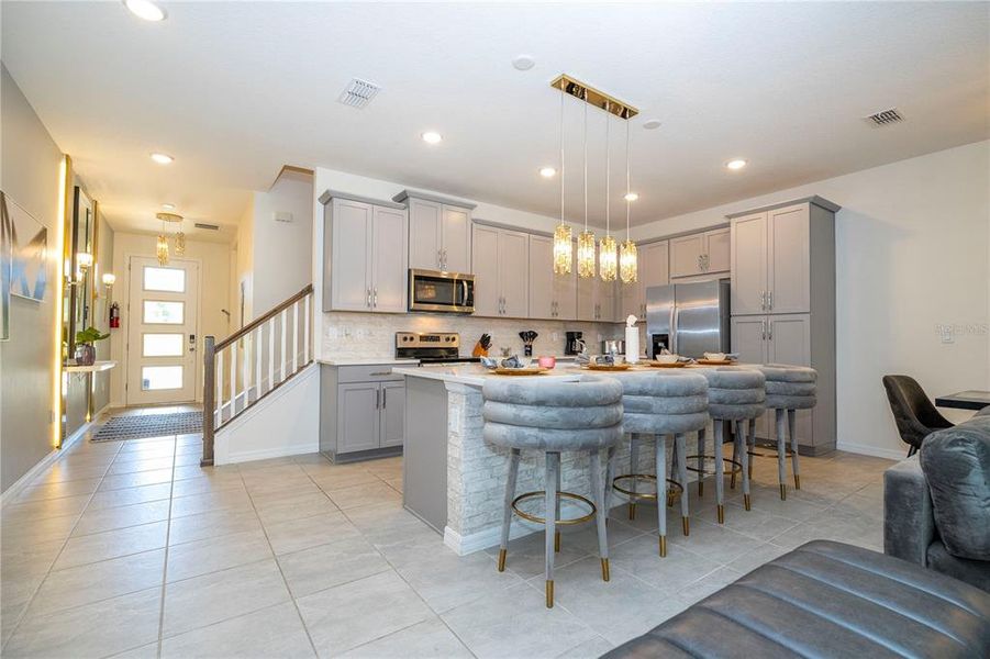 Furnished interior view inside a new home in Solara Resort, Kissimmee (Image 23).