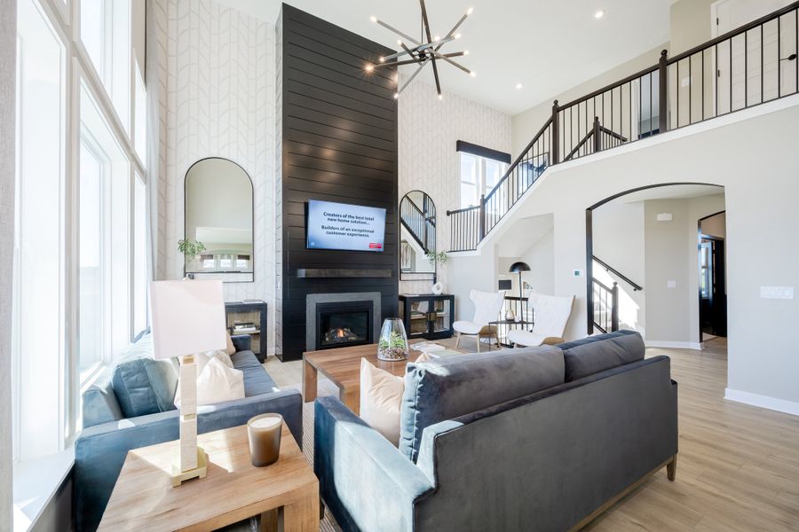 Representative furnished interior of a home built from the Grandin by Fischer Homes in The Dunes at Sandbar, Santa Rosa Beach (Image 52).