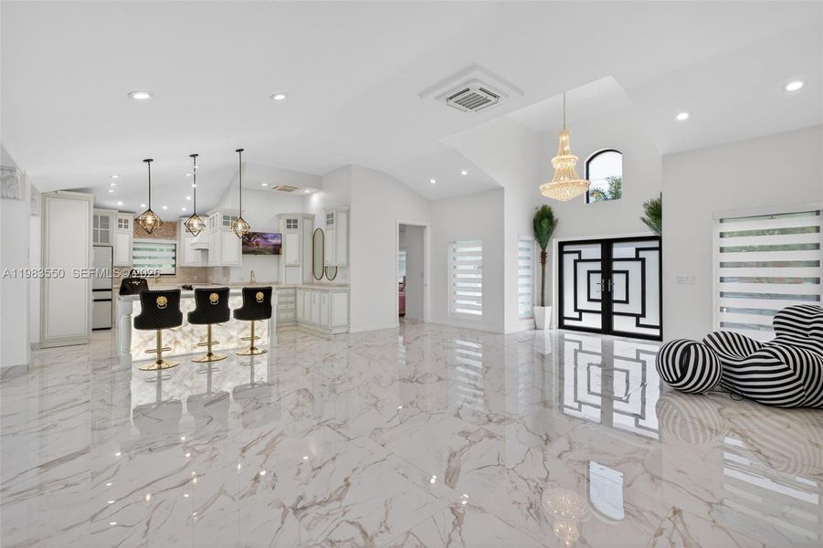 Furnished interior view inside a new home in , Biscayne Park (Image 63).