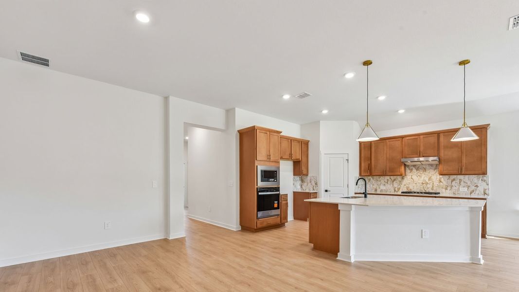 Furnished interior view inside a new home in Rosenbusch Ranch, Leander (Image 7).