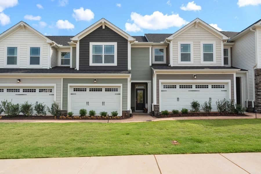 Representative exterior photo of a completed home built from the Bryce by Mattamy Homes in Magnolia Park Townes, Garner, NC (Image 21).