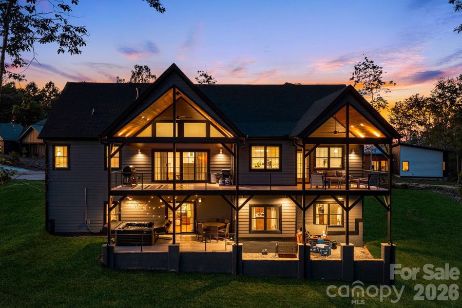 Exterior details and patio area of a home in , Hendersonville (Image 3).