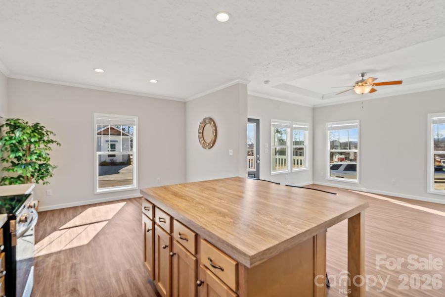Furnished interior view inside a new home in , Asheville (Image 14).