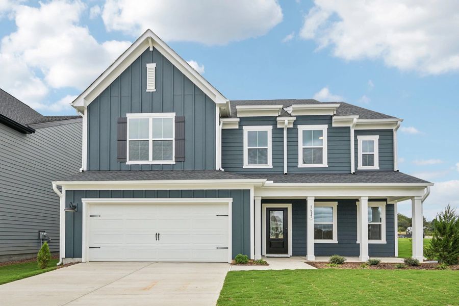 Exterior  -Tones and clean lines feel quietly inviting.