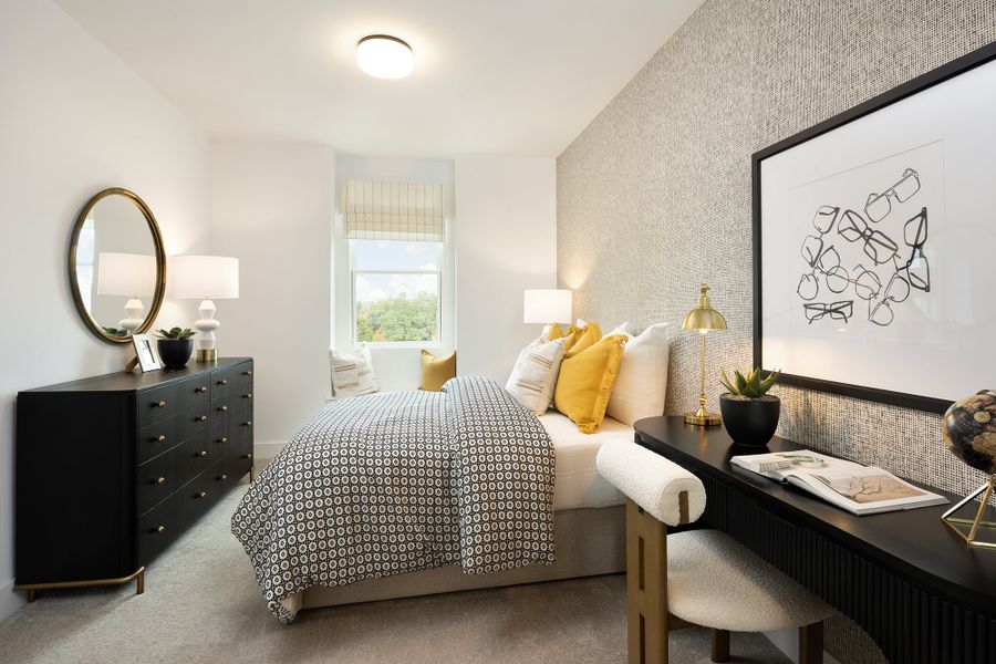 Furnished interior view inside a new home in Novel, Austin (Image 11).