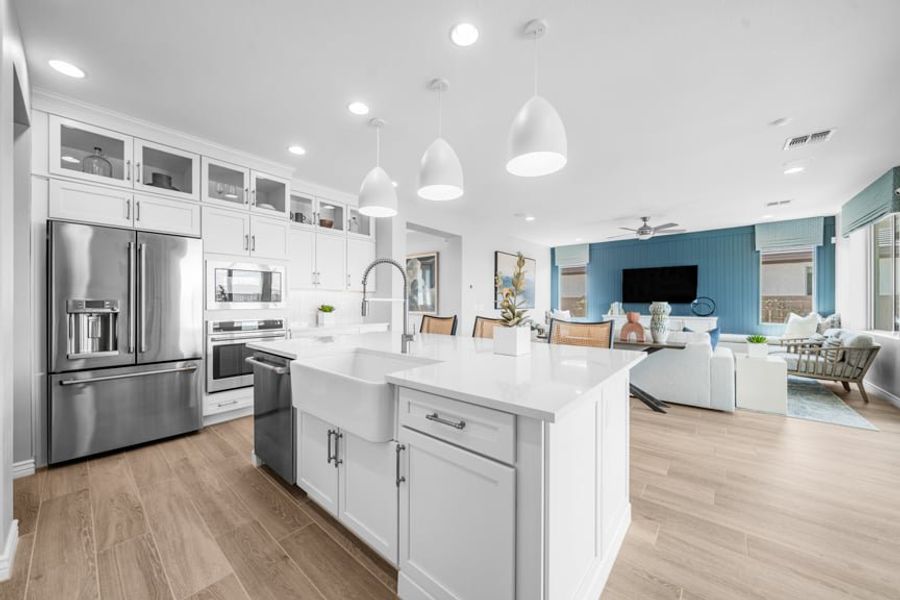 Furnished interior view inside a new home in Meridian, San Tan Valley (Image 21).