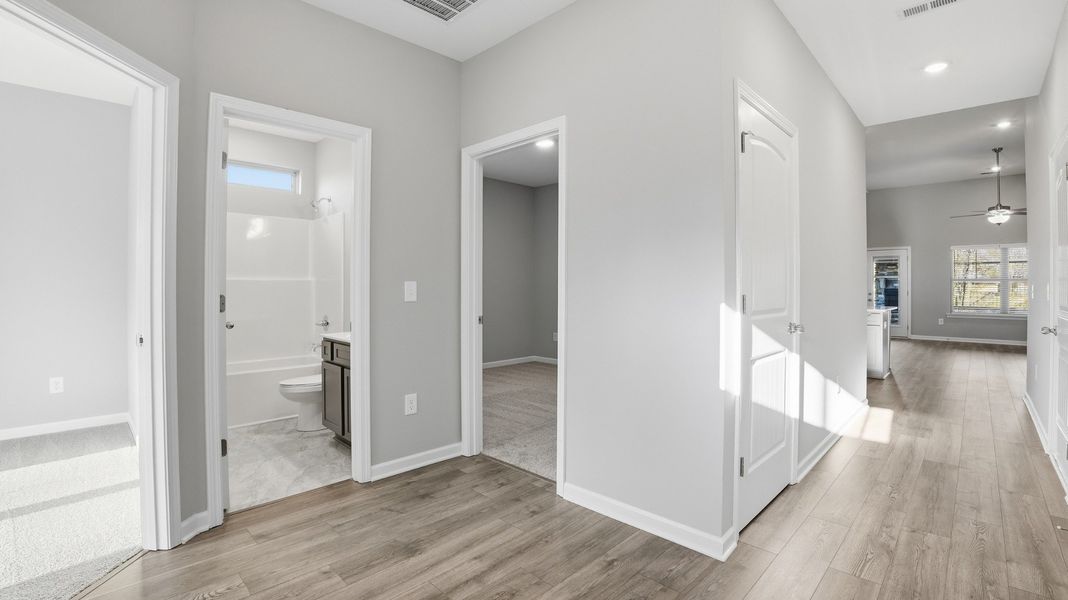 foyer view looking down the hallway