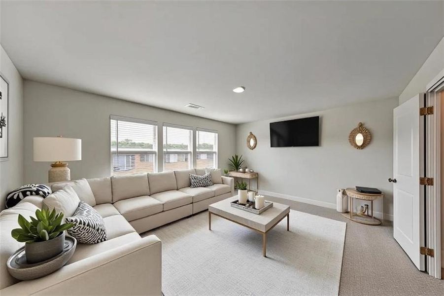 Furnished interior view inside a new home in Conner Farm, Dawsonville (Image 21).