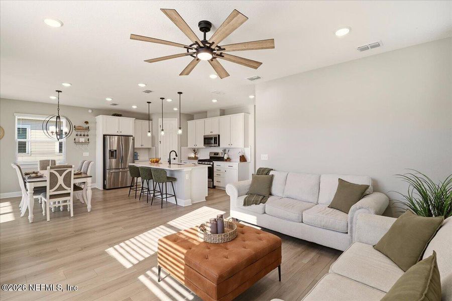 Furnished interior view inside a new home in , St. Augustine (Image 18). Furnished interior view inside a new home in , St. Augustine (Image 18).