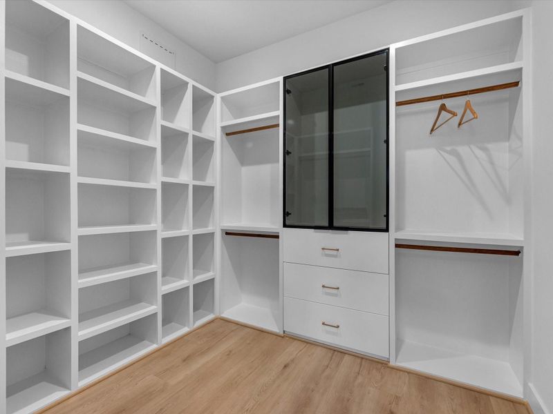The second of the two closets