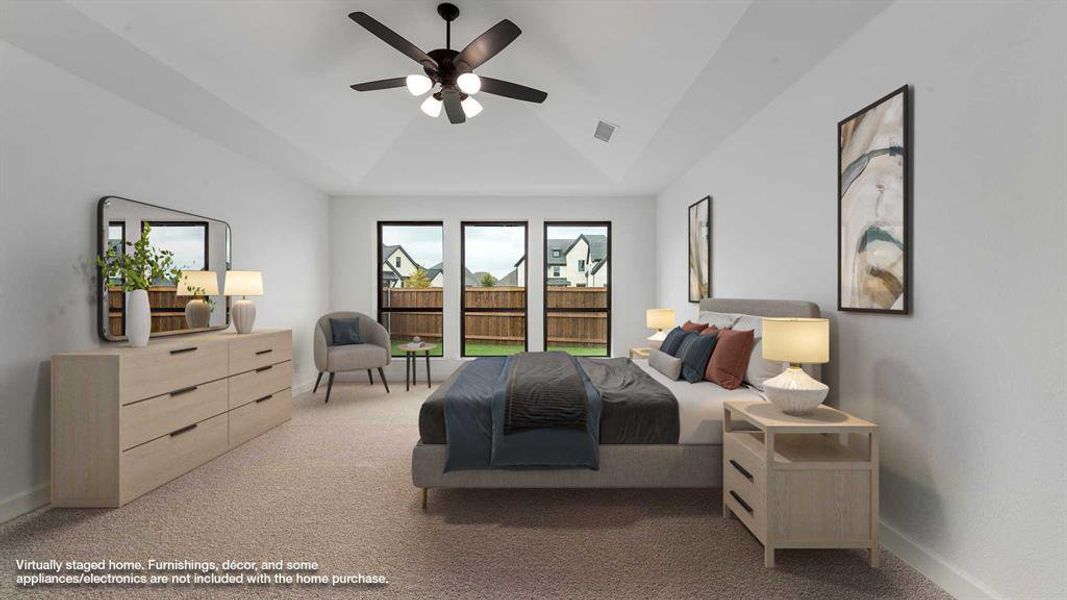 Furnished interior view inside a new home in The Lakes Of Somercrest 60', Midlothian (Image 12). Furnished interior view inside a new home in The Lakes Of Somercrest 60', Midlothian (Image 12).