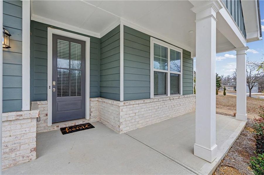 Exterior details and patio area of a home in , Cartersville (Image 32).