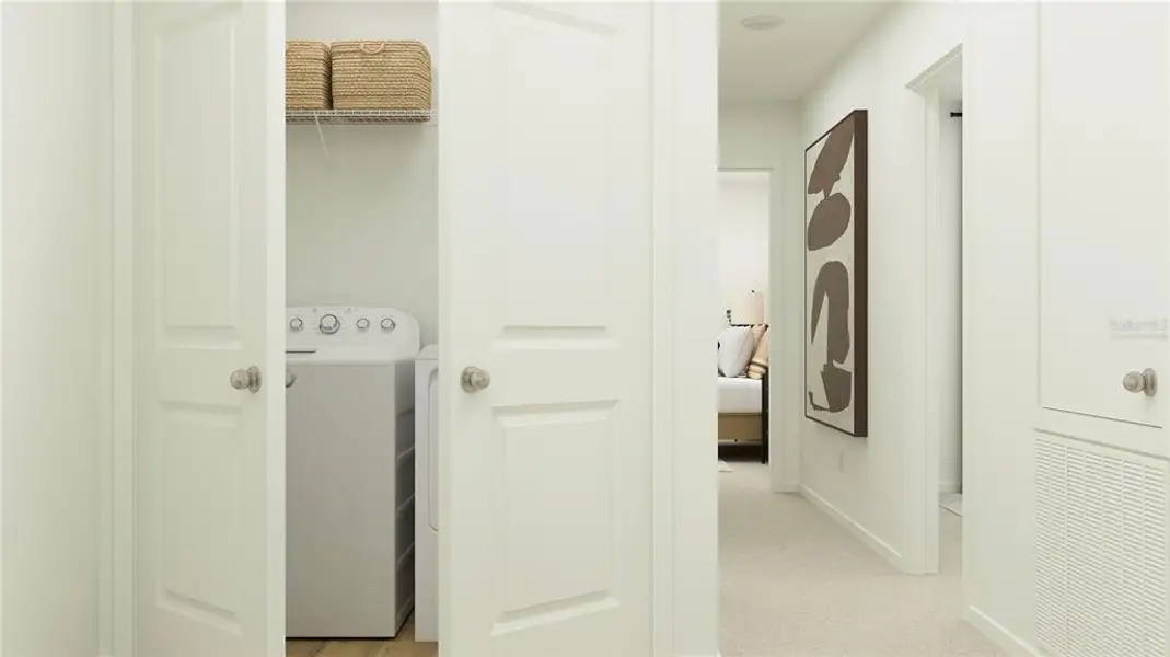 Furnished interior view inside a new home in , Davenport (Image 9).