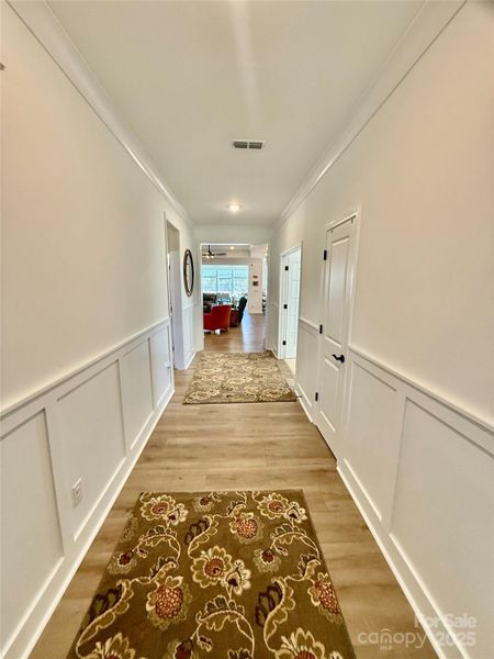 Foyer with Custom Trim