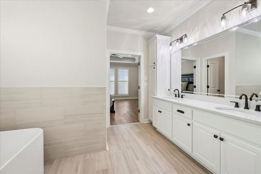 Furnished interior view inside a new home in , Beaumont (Image 11). Furnished interior view inside a new home in , Beaumont (Image 11).